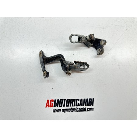 PAIR FOOTREST FOOTPEGS RIGHT LEFT HONDA XL 600 RM PD04 1983-1987