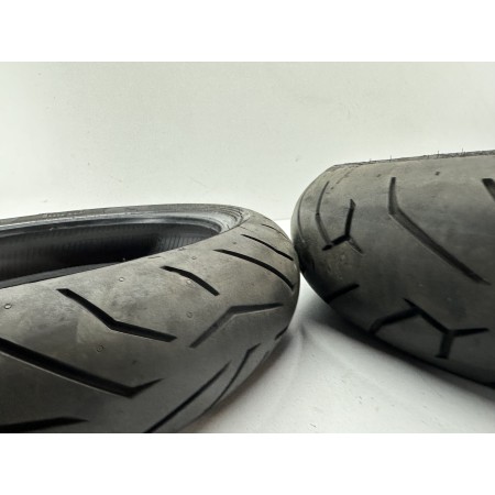 PAAR PIRELLI DIABLO ROSSO CORSA 120-160 REIFEN CAGIVA RAPTOR 650 2001-2004