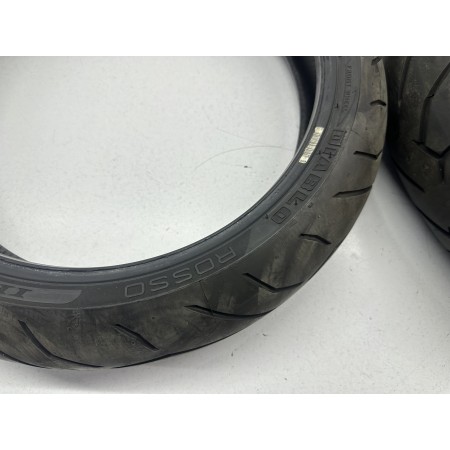 PAAR PIRELLI DIABLO ROSSO CORSA 120-160 REIFEN CAGIVA RAPTOR 650 2001-2004