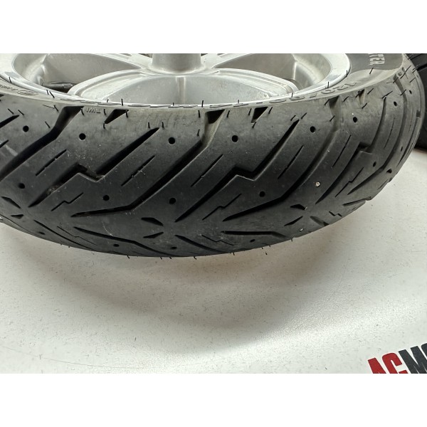 PAIR RUBBERIZED FRONT REAR WHEEL RIMS YAMAHA XC...