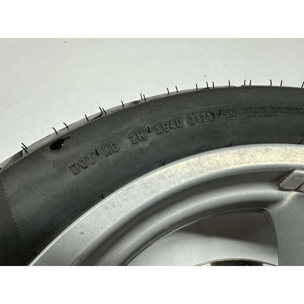 PAIR RUBBERIZED FRONT REAR WHEEL RIMS YAMAHA XC...