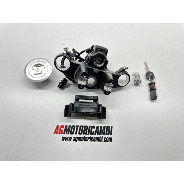 KIT SERRATURE BLOCHETTI CHIAVE CENTRALINA HONDA...