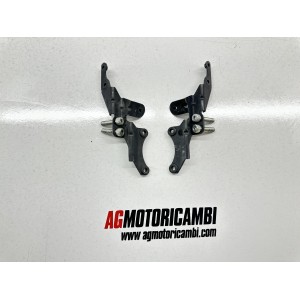 COPPIA STAFFE DX SX SUPPORTI COVER FORCELLA KAWASAKI ER6N...