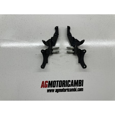 PAIR BRACKETS RIGHT LEFT FORK COVER SUPPORTS KAWASAKI ER6N ER-6N 650 2012-2016