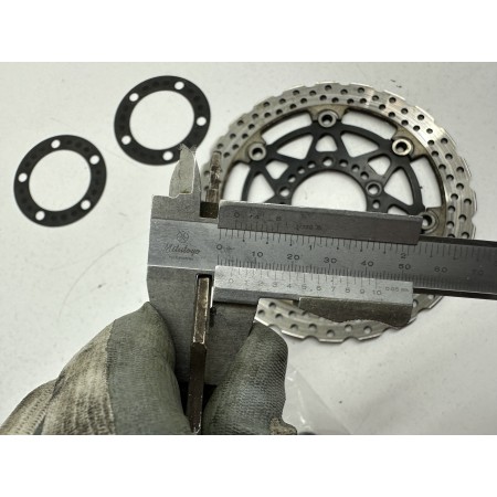 PAR DE DISCOS DE FRENO RUEDA DELANTERA KAWASAKI ER-6N 650 2005-2008