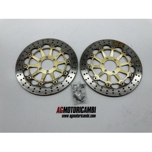 COPPIA DISCHI FRENO ANTERIORI MOTO GUZZI V11 SPORT...
