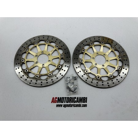 PAR DE DISCOS DE FRENO DELANTERO MOTO GUZZI V11 SPORT BALLABIO 2003-2006