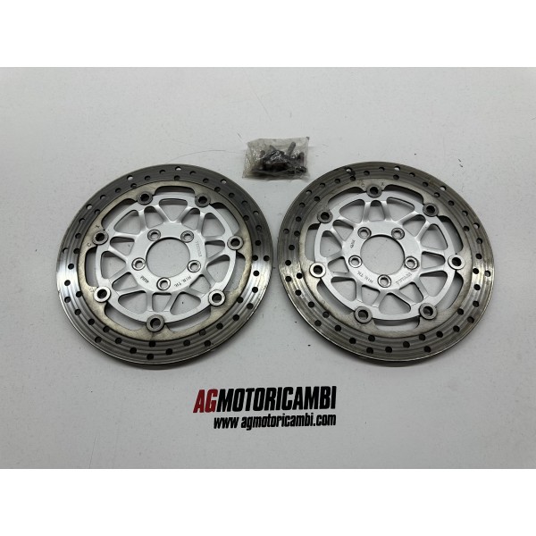 PAR DE DISCOS DE FRENO RUEDA DELANTERA KAWASAKI...