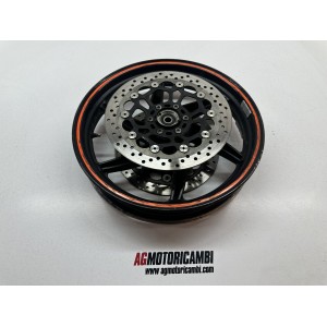 FRONT WHEEL RIM WITH BRAKE DISCS HYOSUNG COMET GT 250 R 2