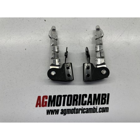 COPPIA PEDALINE PEDANE PASSEGGERO KYMCO XCITING S 400 i TCS 2018-2021-2025