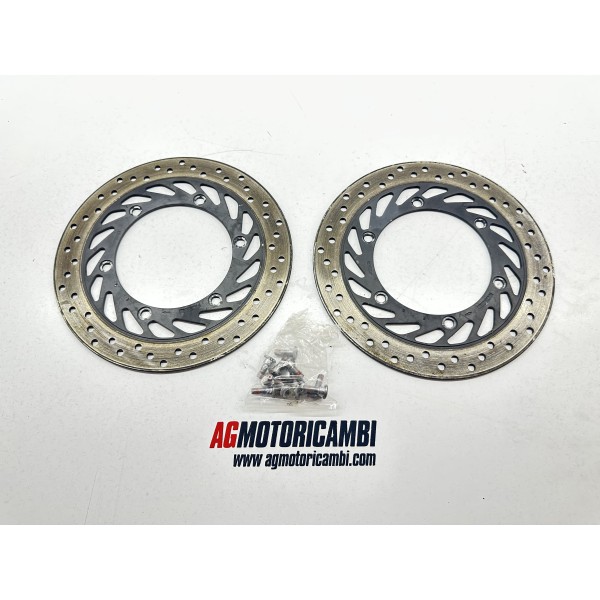 PAIR FRONT WHEEL BRAKE DISCS HONDA CBF 600...