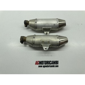 PAIR EXHAUST TAILPIPES RIGHT SX HONDA CRF 250 R CRF250R... 2