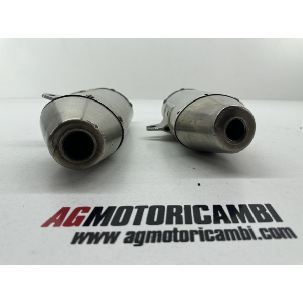 PAIR EXHAUST TAILPIPES RIGHT SX HONDA CRF 250 R...