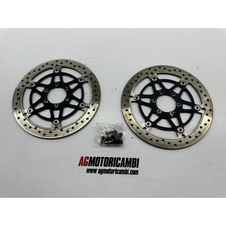 PAIR FRONT WHEEL BRAKE DISCS DUCATI MONSTER 695 2006-2008