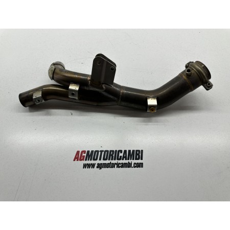 DOWNPIPE EXHAUST MANIFOLD AKRAPOVIC DECAT YAMAHA YZF R1 BIG BANG 2009-2011-2014