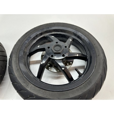 PAIR WHEEL RIMS FRONT REAR PIAGGIO NRG POWER DD 50 2T