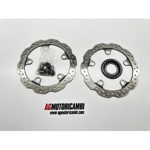 COPPIA DISCHI FRENO ANTERIORI HONDA CBR 500 R 500R...
