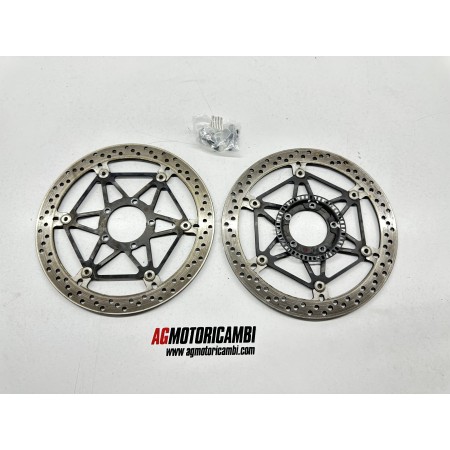 PAIR FRONT WHEEL BRAKE DISCS DUCATI MONSTER 1200 S 2014-2016