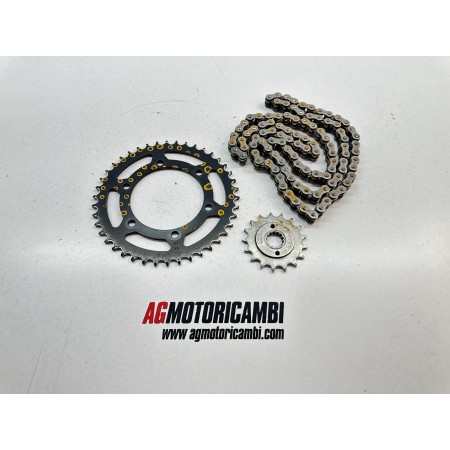 KIT CATENA CORONA PIGNONE KAWASAKI ER5 ER 500 1995-1997