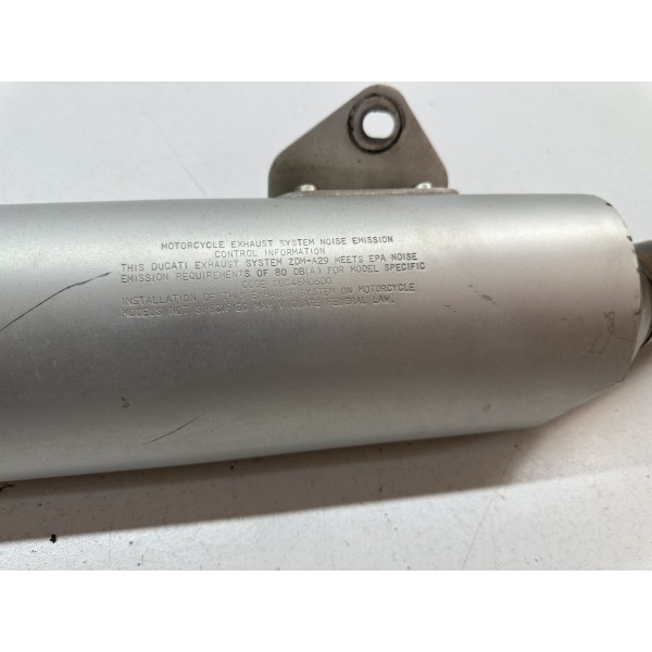 RIGHT EXHAUST TERMINAL DUCATI MONSTER 620 ie...