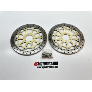 COPPIA DISCHI FRENO ANTERIORI DUCATI MONSTER 620 ie...