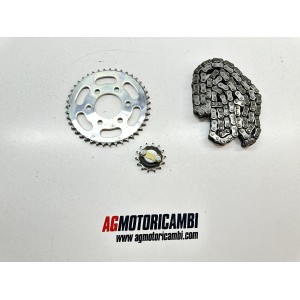 BENELLI BN 125 2018-2020-2024 BJ154FMI SPROCKET CHAIN KIT
