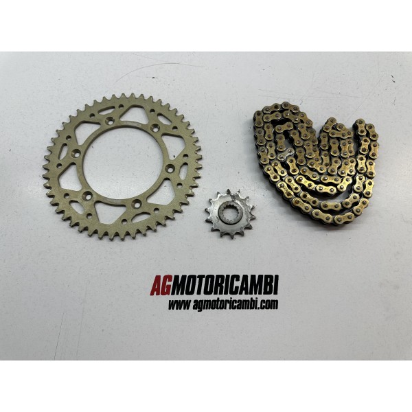 KIT CHAIN SPROCKET SPROCKET KTM EXC 400 SUPER...