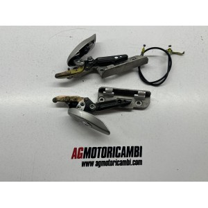PAIR HOOKS LOCKS RIGHT LEFT TOPCASE HONDA PAN EUROPEAN...