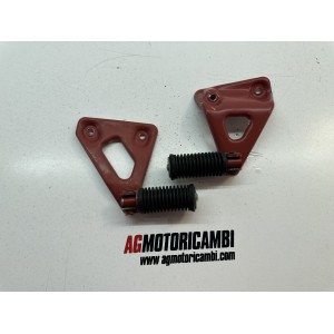 COPPIA PEDALINE PEDALINA POSTERIORE DX SX HONDA TRANSALP...