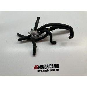 THERMOSTATIC RADIATOR VALVE RUBBER HOSES HONDA TRANSALP...