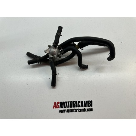 THERMOSTATIC RADIATOR VALVE RUBBER HOSES HONDA TRANSALP XL 600 V XL600 PD06 1987-1996