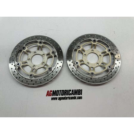 PAIR FRONT BRAKE DISCS SUZUKI SV 650 1999-2001-2002