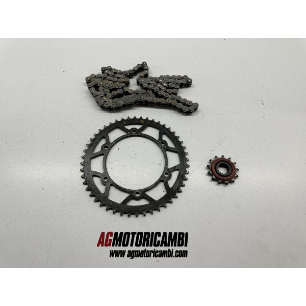 KIT PIÑON CADENA PIÑON FANTIC CABALLERO 500 4T...