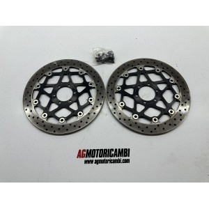 PAIR OF FRONT RIGHT BRAKE DISCS APRILIA DORSODURO 900...