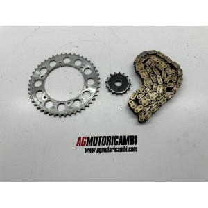 KIT CHAÎNE PIGNON APRILIA PEGASO 650 1997-2000