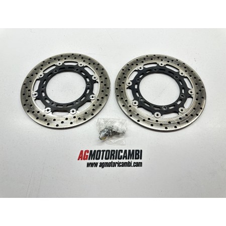 PAIR FRONT BRAKE DISCS YAMAHA YZF R1 2002-2003