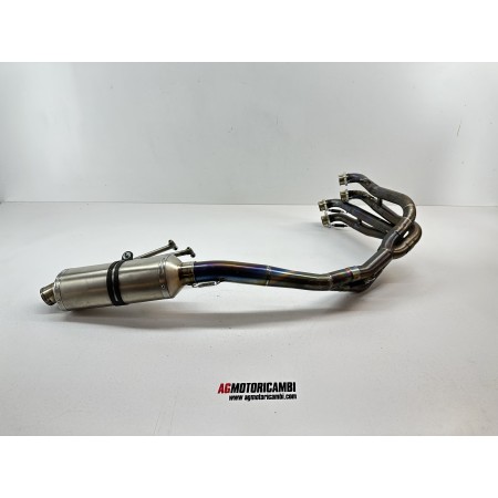 POT D'ECHAPPEMENT COMPLET FLÈCHE + SILENCIEUX RACING TRACK SUZUKI GSXR GSX-R 1000 K1 2001
