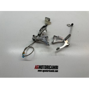 KIT PEDANE ARETTRATE VALTER MOTO CNC SUZUKI GSXR GSX-R... 2
