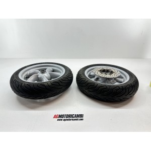 RUOTA ANTERIORE POSTERIORE GOMME NUOVE MALAGUTI MADISON...