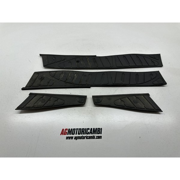 RUBBER FOOTREST MATS PIAGGIO HEXAGON 125 150 180