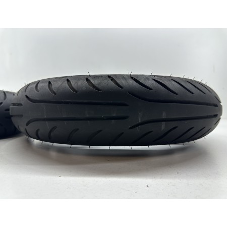 FRONT AND REAR WHEEL PAIR WITH NEW HONDA JAZZ 250 TIRES