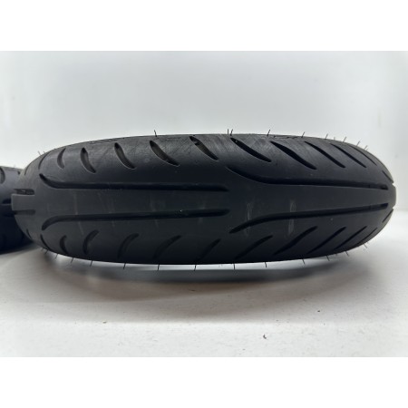 FRONT AND REAR WHEEL PAIR WITH NEW HONDA JAZZ 250 TIRES