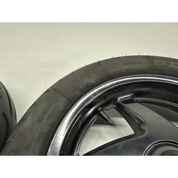 FRONT AND REAR WHEEL PAIR WITH NEW HONDA JAZZ...