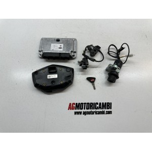KIT CHIAVI SERRATURE CENTRALINA ECU APRILIA SHIVER 900...