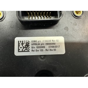 KIT CHIAVI SERRATURE CENTRALINA ECU APRILIA SHIVER 900... 2