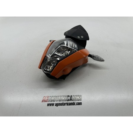 KTM DUKE 125 4T 2011-2016 KOMPLETTER VORDERER SCHEINWERFER