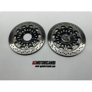 PAIR FRONT BRAKE DISCS TRIUMPH DAYTONA 955 I 2004-2005-2006