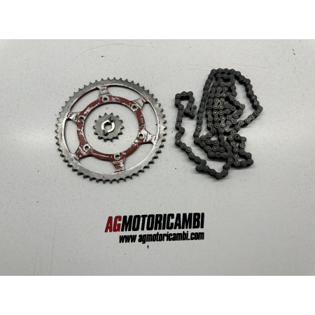 DERBI SENDA DRD SM 50 2T 2010-2012 SPROCKET CHAIN KIT
