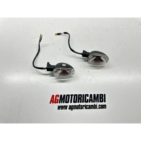 PAIR REAR TURN SIGNALS RIGHT LEFT PIAGGIO NRG POWER DD DT 50 2T 2005-2017