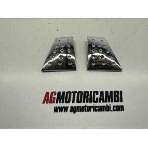 FREGI CROMATI PEDANA DX SX PIAGGIO X EVO 250 2007-2011